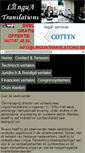 Mobile Screenshot of linguatranslations.be